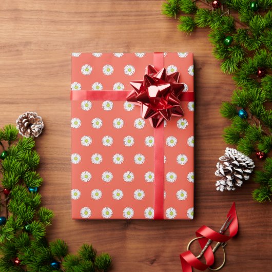 Madeliefjespatroon Cadeaupapier (Feestdagen Geschenken)
