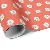Madeliefjespatroon Cadeaupapier (Rol Hoek)