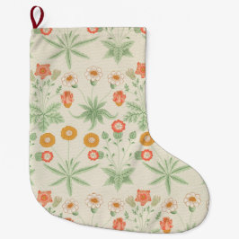 Madeliefjespatroon (van William Morris) Grote Kerstsok