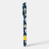 Madeliefjespatroon, Witte Madeliefjes, Uw Naam iPhone Hoesje (Linkerkant)