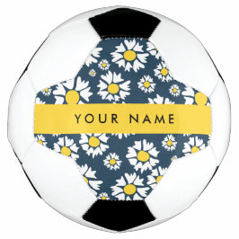 Madeliefjespatroon, Witte Madeliefjes, Uw Naam Voetbal