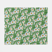 Madeliefjesweide. Waterverf. Plaid deken (Voorkant (Horizontaal))