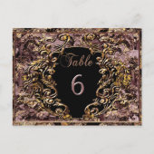 Madelina Cavendish Victoriaans Table Number Kaart (Voorkant)