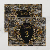 Madelina Habersham Victoriaans Kaart tabelnummer (Voorkant / Achterkant)