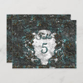 Madelina Rupert Victoriaans Kaart tabelnummer (Voorkant / Achterkant)