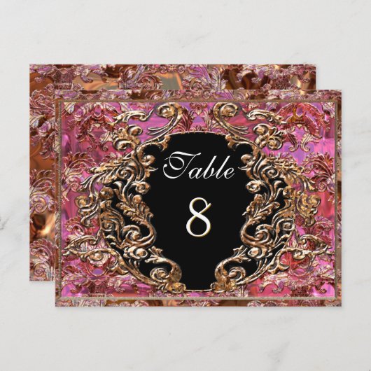 Madelina Victoriaans tabelnummer Briefkaart (Voorkant / Achterkant)