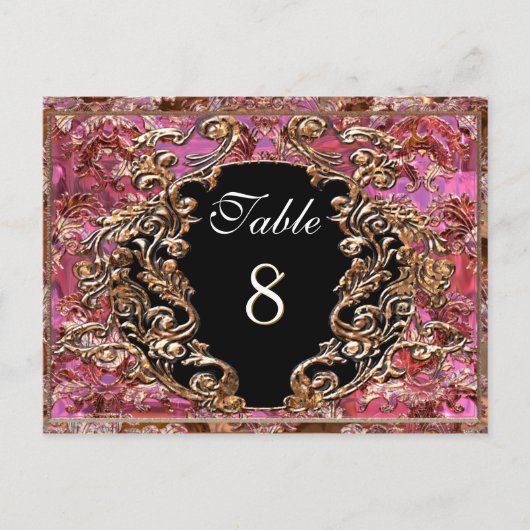 Madelina Victoriaans tabelnummer Briefkaart (Voorkant)