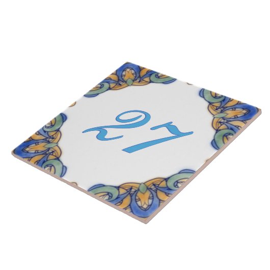 Madeline Big House Number Tegeltje (Zijkant)