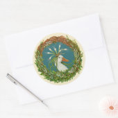 Madeline de eend in krans stickers (Envelop)