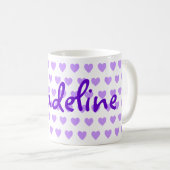 Madeline in Paars Koffiemok (Voorkant rechts)