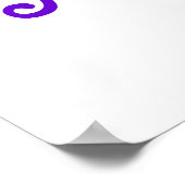 Madeline in Paars Poster (Hoek)