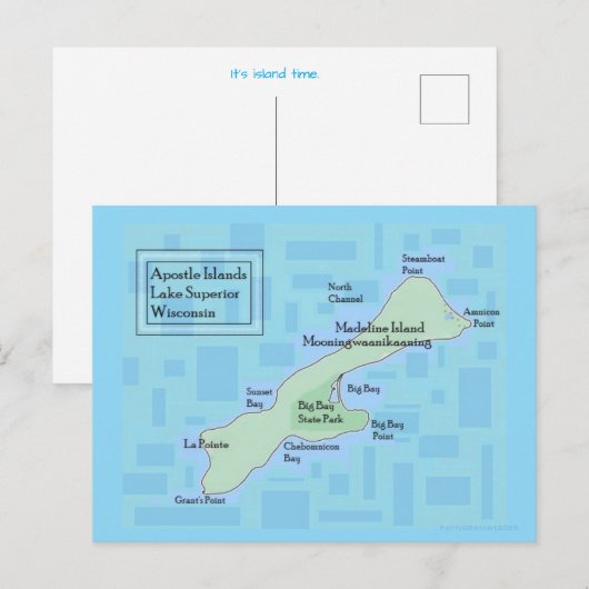 Madeline Island Briefkaart 2025 (Voorkant / Achterkant)