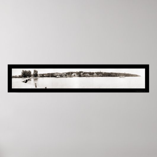 Madeline Island, WI Huge Foto 1915 Poster (Voorkant)