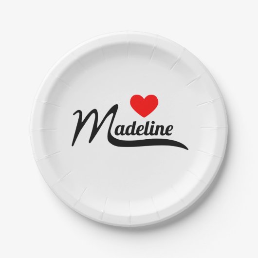 Madeline Papieren Bordje (Voorkant)