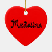 Madeline-sieraad Keramisch Ornament (Achterkant)