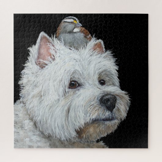 Madeline the Westie puzzle Legpuzzel (Verticaal)