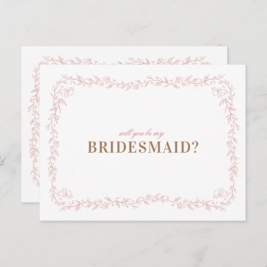 Madeline Will, jij bent m'n bruidskaartjes. Uitnodiging Briefkaart (Voorkant / Achterkant)