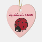 Madeline's kamer keramisch ornament (Links)