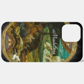 Madelines Meadow Monogram Hoesje-Mate iPhone Case (Achterkant / Rechts)