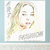 Madelyn Mode Art Canvas Afdruk (Insitu (Houten vloer))