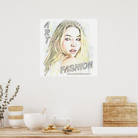 Madelyn Mode Art Poster (Keuken)