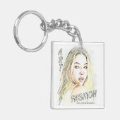 Madelyn Mode Art Sleutelhanger (Voorkant Links)