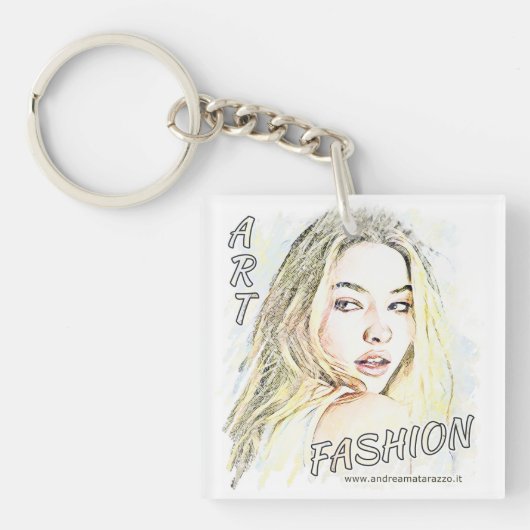 Madelyn Mode Art Sleutelhanger (Voorkant)