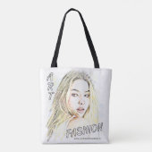 Madelyn Mode Art Tote Bag (Achterkant)