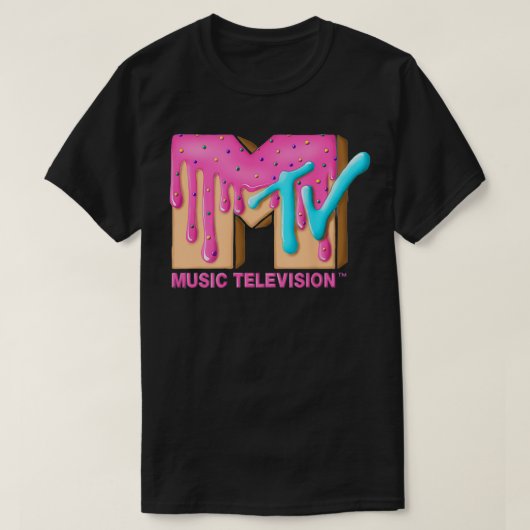 Mademark MTV De MTV-Logo met geur en smakelijk T-shirt (Design voorkant)