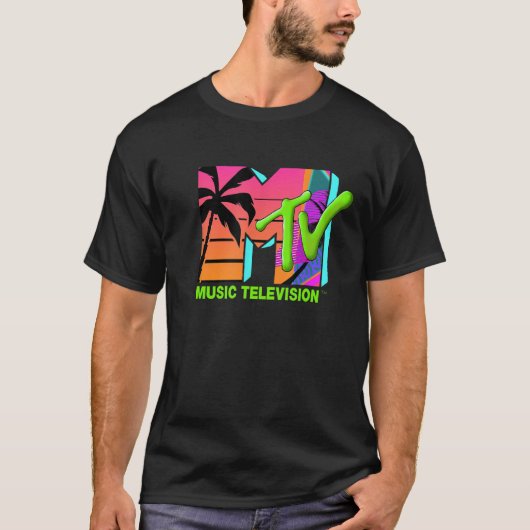Mademark x MTV - De officiële MTV-Logo met retro T-shirt (Voorkant)