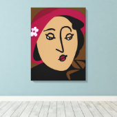 Mademoiselle Canvas Afdruk (Insitu (Houten vloer))