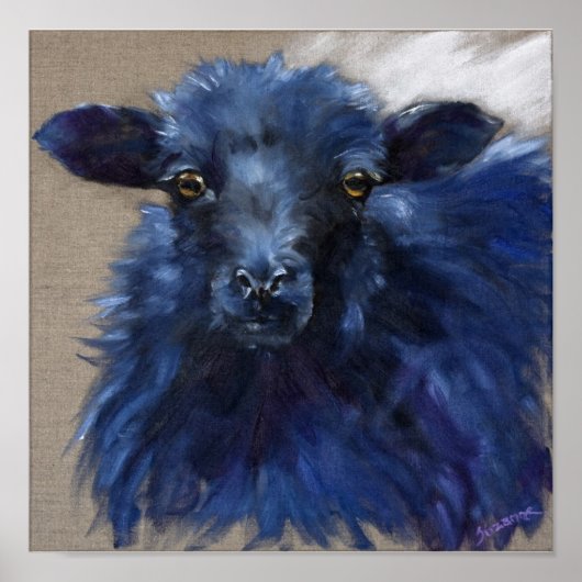 Mademoiselle Chiine portret1 Poster (Voorkant)