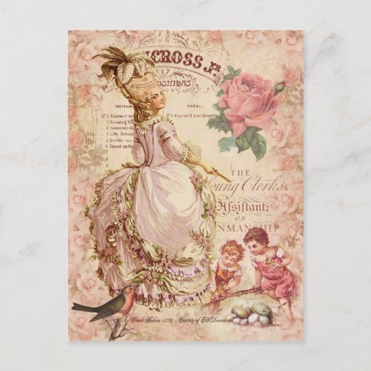 Mademoiselle Couture Briefkaart (Voorkant)