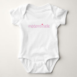 MADEMOISELLE - Cute French Quote Baby T-Shirt