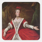 Mademoiselle Dumesnil Vierkante Sticker (Voorkant)