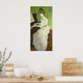 Mademoiselle Gachet bij de Piano door van Gogh Poster (Keuken)