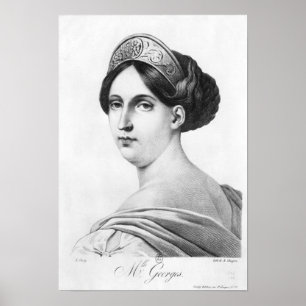 Mademoiselle George, 1825 Poster