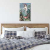 Mademoiselle Guimard (door Jacques-Louis David) Canvas Afdruk (Insitu (Slaapkamer))