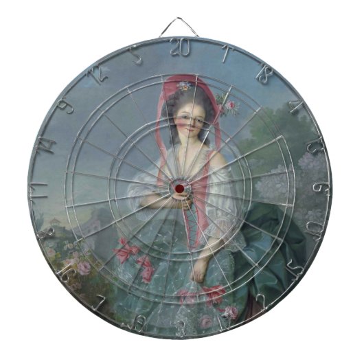 Mademoiselle Guimard (door Jacques-Louis David) Dartbord (Voorkant)