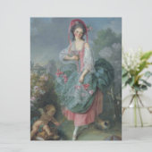 Mademoiselle Guimard (door Jacques-Louis David) Kaart (Staand voorkant)