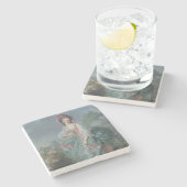 Mademoiselle Guimard (door Jacques-Louis David) Stenen Onderzetter (Zijkant)