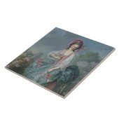 Mademoiselle Guimard (door Jacques-Louis David) Tegeltje (Zijkant)