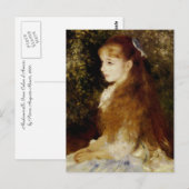 Mademoiselle Irene Cahen d'Anvers Briefkaart (Voorkant / Achterkant)