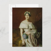 Mademoiselle Marie-Therese de Cabarrus, 1848 Briefkaart (Voorkant / Achterkant)