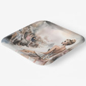 Mademoiselle Papieren Bordje (Gebogen)