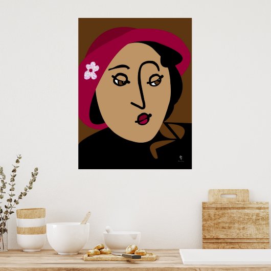 Mademoiselle Poster (Keuken)