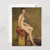 Mademoiselle Roos Briefkaart (Voorkant / Achterkant)