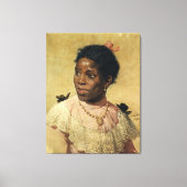 Mademoiselle S'Nabou Canvas Afdruk (Voorkant)