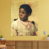 Mademoiselle S'Nabou Canvas Afdruk (Insitu (Woonkamer))