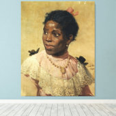 Mademoiselle S'Nabou Canvas Afdruk (Insitu (Houten vloer))